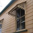 Lanham Street Queenslander window detail.
