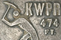 Detail of a Snowy Mountains Australia medal