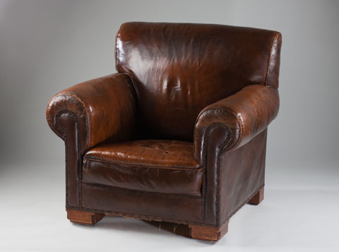 The chair after conservation treatment.