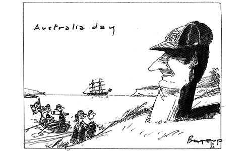 Cartoon by Ross Bateup
