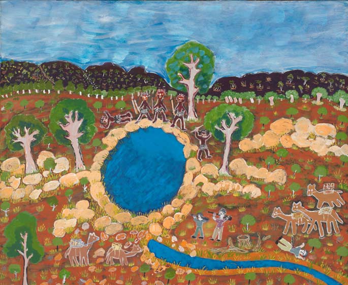 Circus Waters Massacre (2011) painting