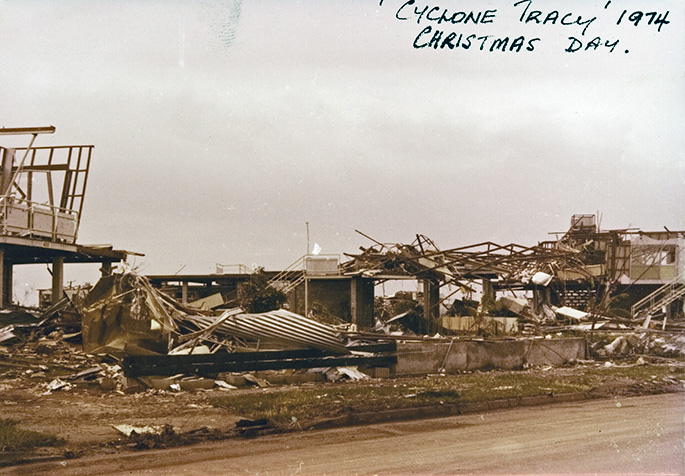 Remains of the Gwynne family home in Wagaman, Darwin.