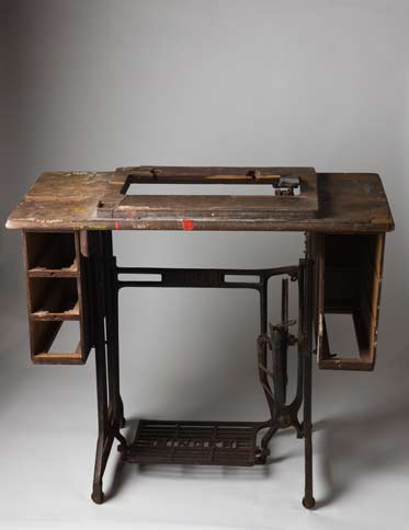 Singer sewing machine table c1950s