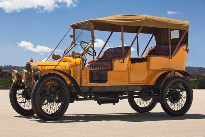 The restored Delaunay-Belleville tourer, 2013