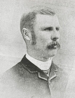portrait of moustached gent, probably in his thirties