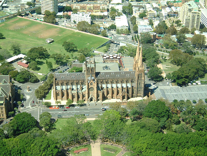 Photo of St Mary's cathedral, Sydne