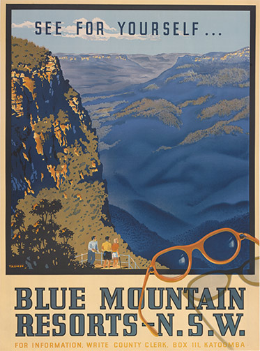 Blue Mountains resorts poster