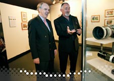 Senator Hon. Rod Kemp with Colin Whelan
