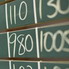 Detail from Brisbane Stock Exchange boards.