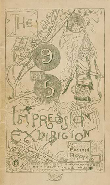 Cover of a catalogue from 1889