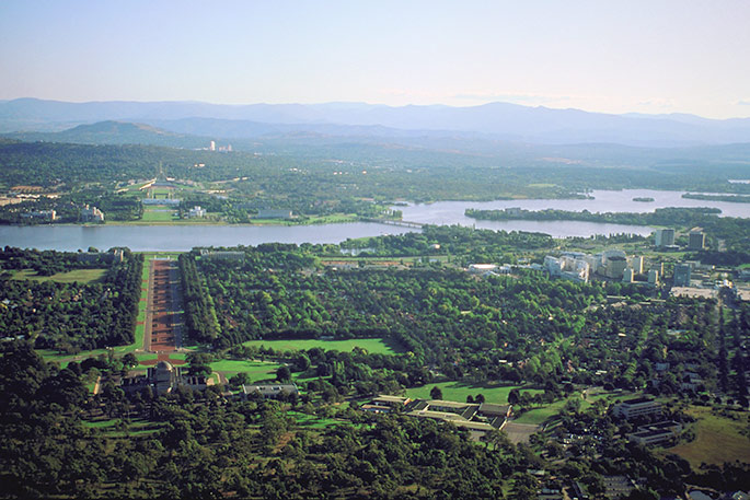 View of Canberra