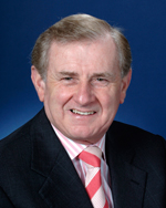 A colour photograph of Simon Crean MP