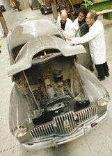Photo of conservators with Holden
