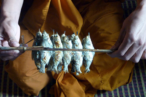 Fish offering.