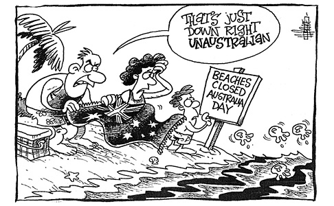 Cartoon by Harry Bruce