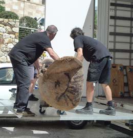 Canoe on the move