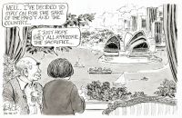 Geoff Pryor cartoon 'The Decision'