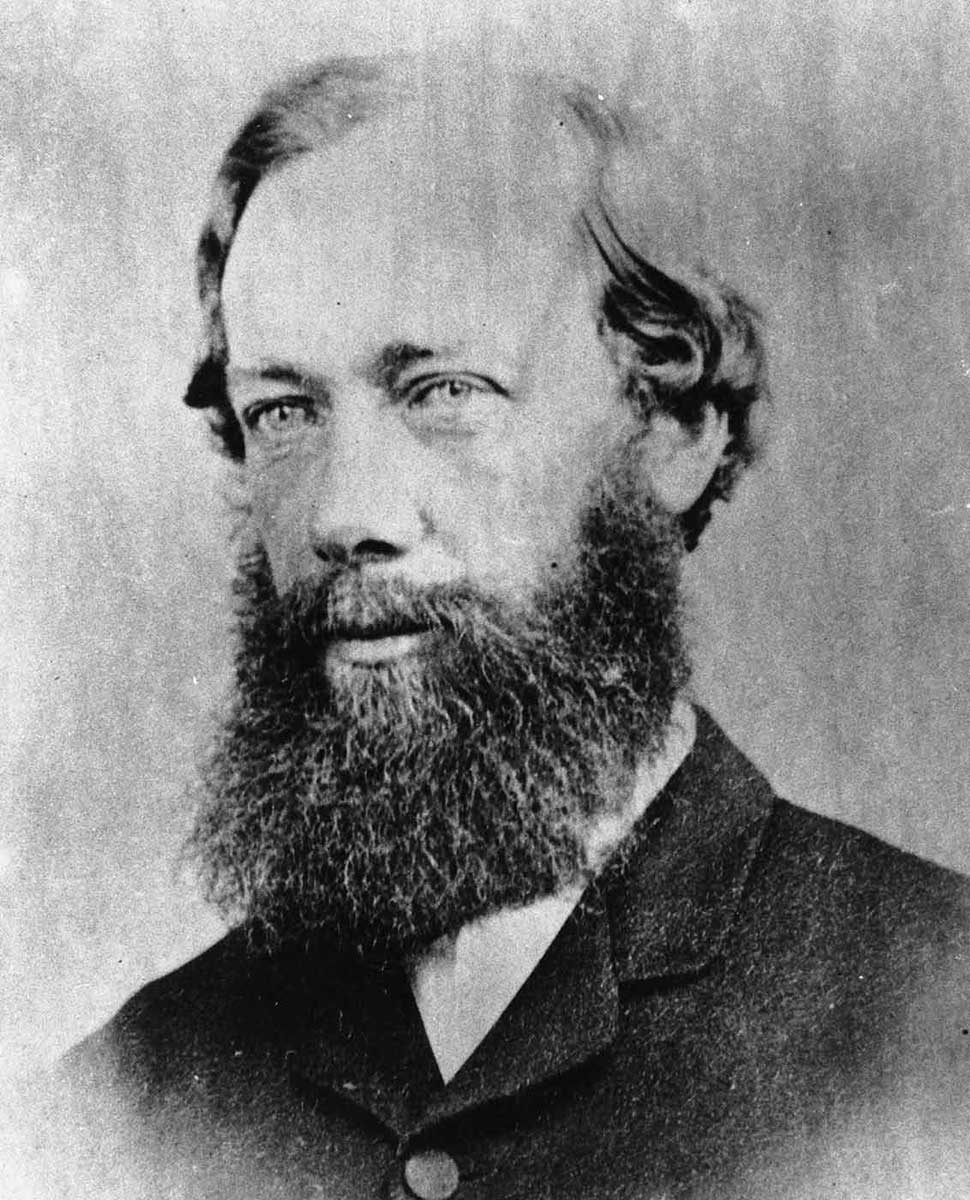 Richard Daintree black and white portrait.