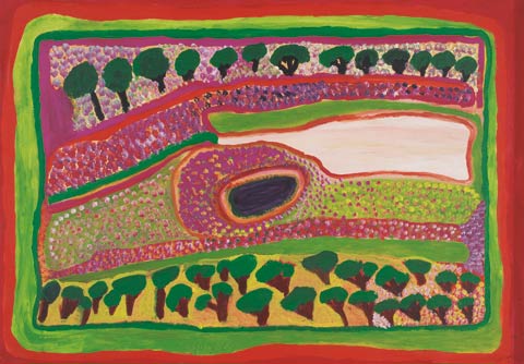 'Tapu Country', 2008, painting by Jukuna Mona Chuguna.