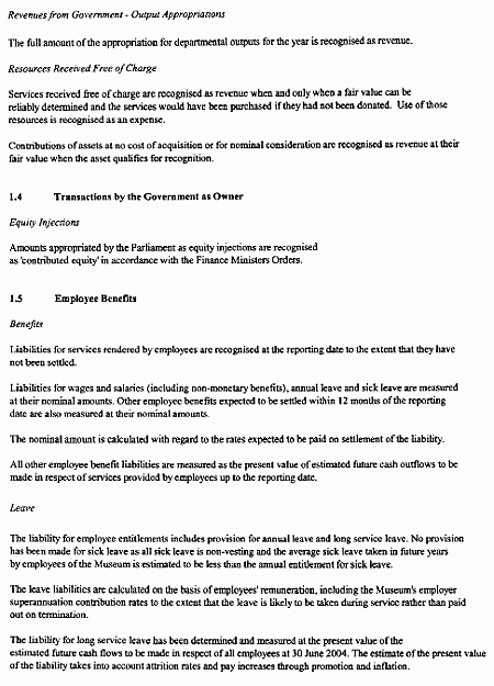 Note 1: Summary of significant accounting policies