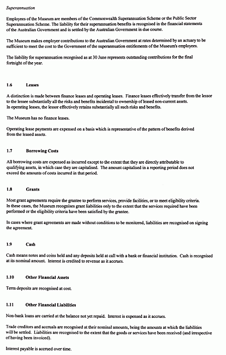 Note 1: Summary of significant accounting
