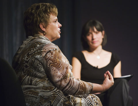Lindy Chamberlain-Creighton and Sophie Jensen in conversation.