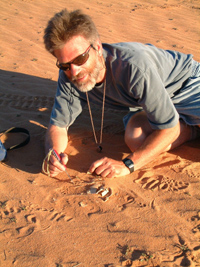 Gifford Miller engaged in field work in Australia