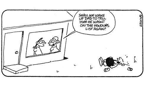 Cartoon by Colin Wicking