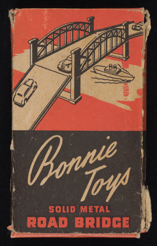 Box cover of Bonnie Toys solid metal road bridge with side ramps