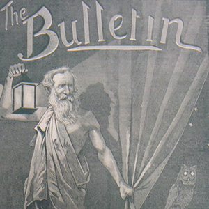 cover of the Bulletin issue, 1886 edition