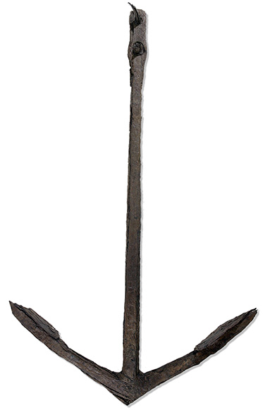 A ship's anchor