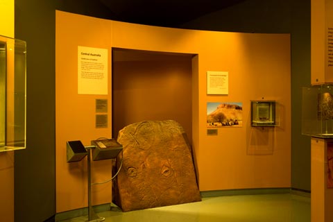 Since Time Immemorial: Central Australia display.