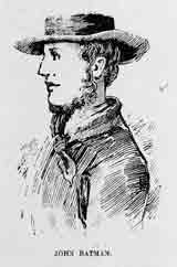 Illustrated image of John Batman