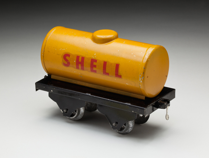 Generic petrol tank wagon, made from tinplate by Donald Cranko