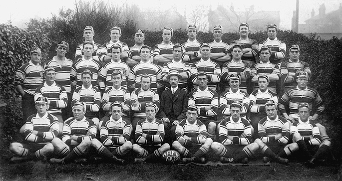 The first Australian Kangaroos side, 1908.