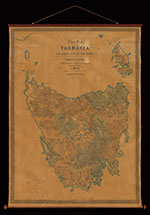 OC Characters of Hobart Photo of map of Tasmania