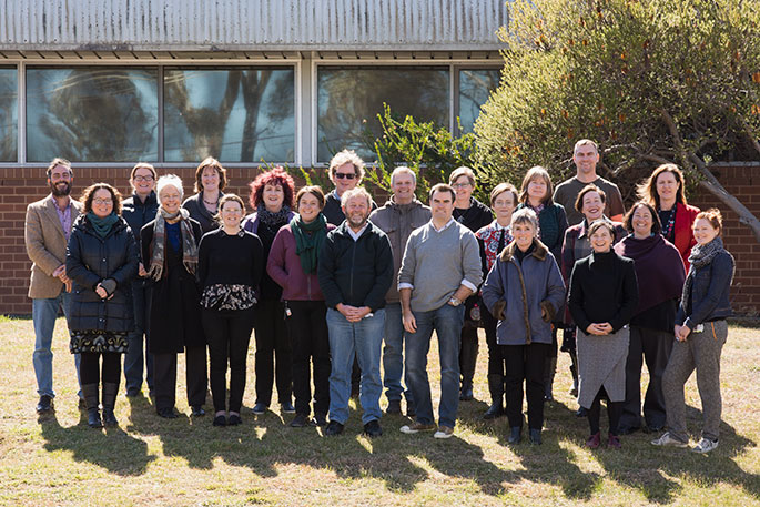 Group portrait of men and women