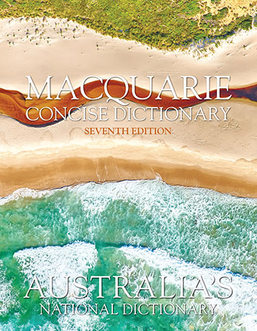 the cover of a Macquarie dictionary, seventh edition