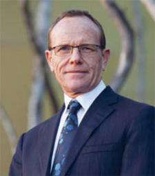 A colour photograph of Andrew Sayers AM