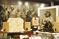 The history and reproduction of possum skin cloaks are explored in the First Australians gallery.