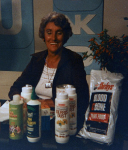 Ivy Lovric on set of Nock and Kirby's Television Workshop