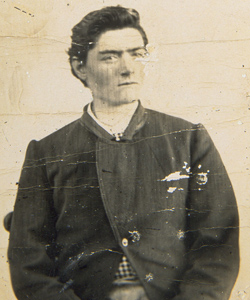 1873 Prison portrait of Ned Kelly.