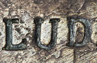 Detail of Leichhardt plate