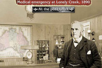A screenshot image of the Emergency at Lonely Creek interactive.