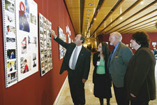 Viewing photos at the Snapshots launch