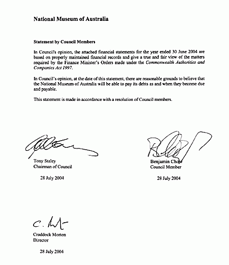 Statement by Council Members
