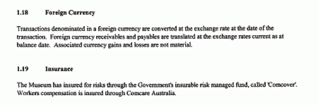 Note 1: Summary of significant accounting policies