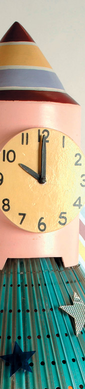 ABC Play School's rocket clock.