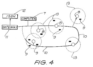 Figure 4 drawing of a wireless network.