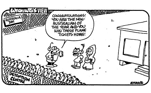 Cartoon by Colin Wicking